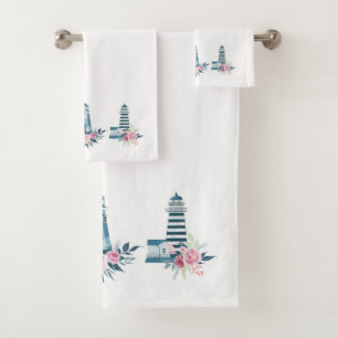Lighthouses Bath Towel Set