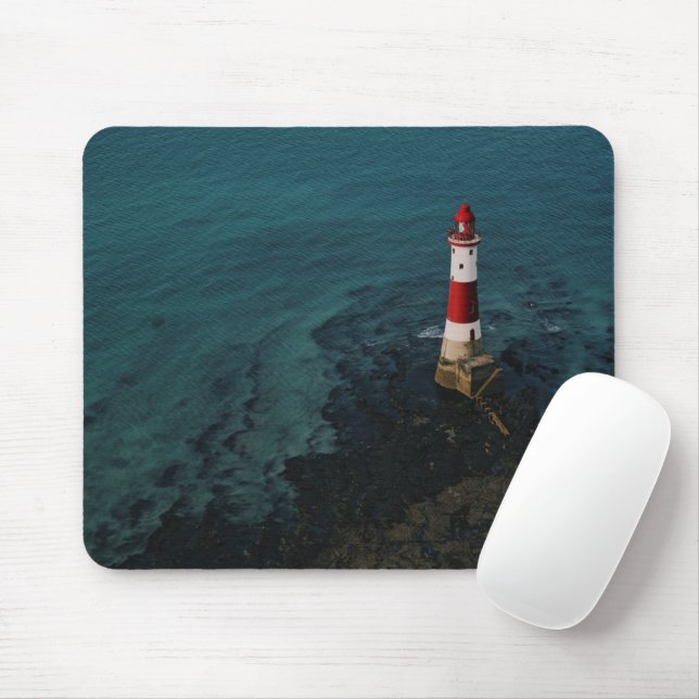 Lighthouses | Beachy Head Lighthouse England Mouse Mat (With Mouse)