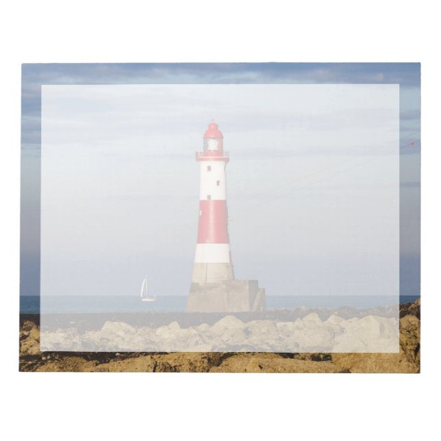 Lighthouses | Beachy Head Lighthouse England Notepad (Front)