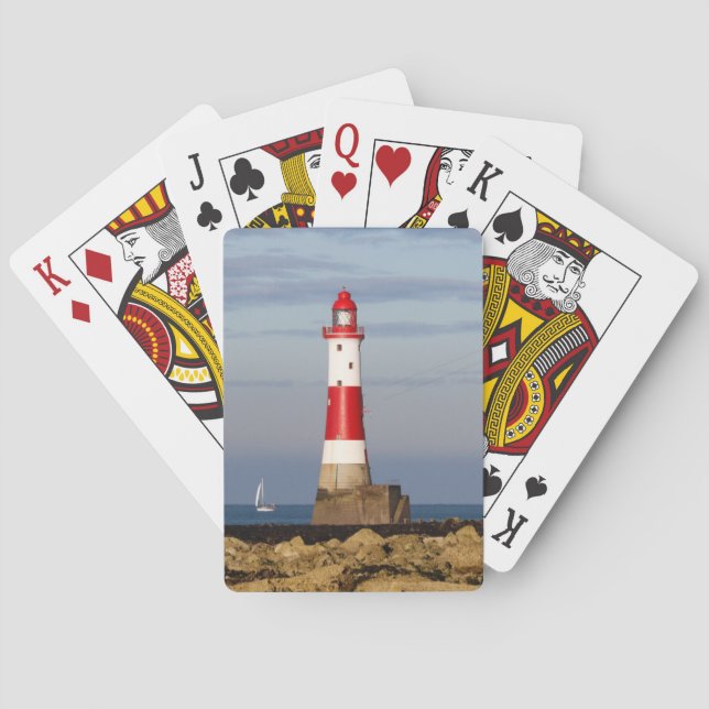 Lighthouses | Beachy Head Lighthouse England Playing Cards (Back)