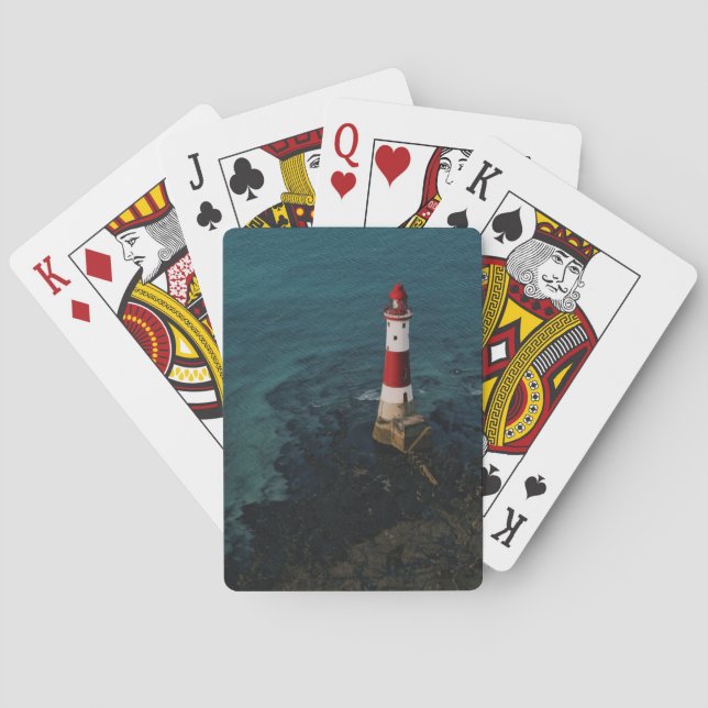 Lighthouses | Beachy Head Lighthouse England Playing Cards (Back)
