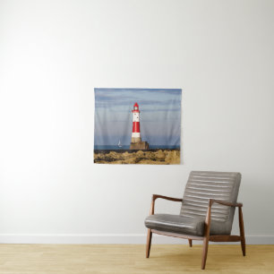Lighthouses   Beachy Head Lighthouse England Tapestry
