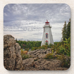 Lighthouses   Big Tub Harbour Tobermory Ontario Coaster