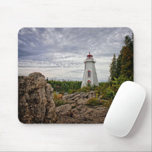 Lighthouses Big Tub Harbour Tobermory Ontario Mouse Mat