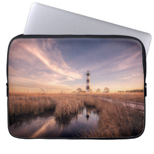 Lighthouses Bodie Island Outerbanks NC Laptop Sleeve