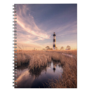 Lighthouses Bodie Island Outerbanks NC Notebook