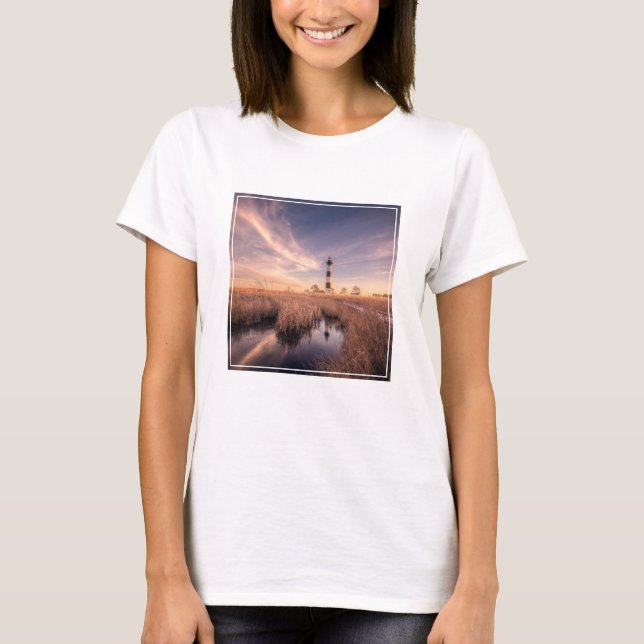 Lighthouses | Bodie Island Outerbanks NC T-Shirt (Front)