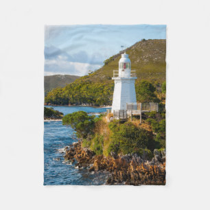 Lighthouses Bonnet Island Lighthouse Fleece Blanket