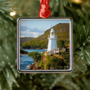 Lighthouses Bonnet Island Lighthouse Metal Tree Decoration