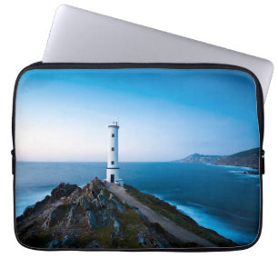 Lighthouses Cabo Home Lighthouse Cangas Spain Laptop Sleeve