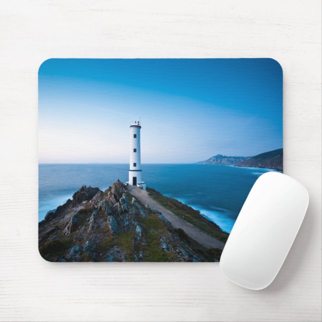 Lighthouses | Cabo Home Lighthouse Cangas Spain Mouse Mat (With Mouse)