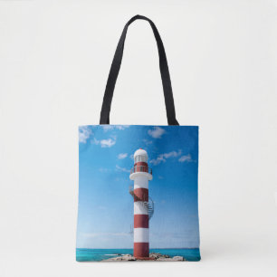 Lighthouses   Cancun Quintana Roo Mexico Tote Bag