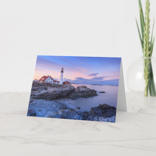 Lighthouses | Cape Elizabeth, Maine Card (Front)