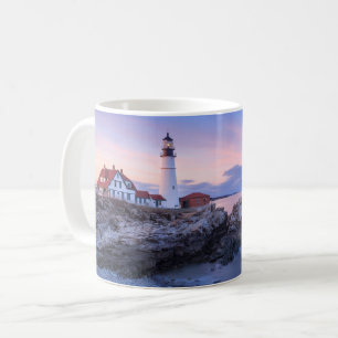 Lighthouses   Cape Elizabeth, Maine Coffee Mug