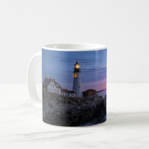 Lighthouses   Cape Elizabeth Maine Lighthouse Coffee Mug