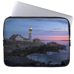 Lighthouses Cape Elizabeth Maine Lighthouse Laptop Sleeve