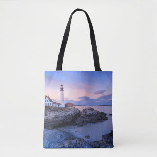 Lighthouses   Cape Elizabeth, Maine Tote Bag