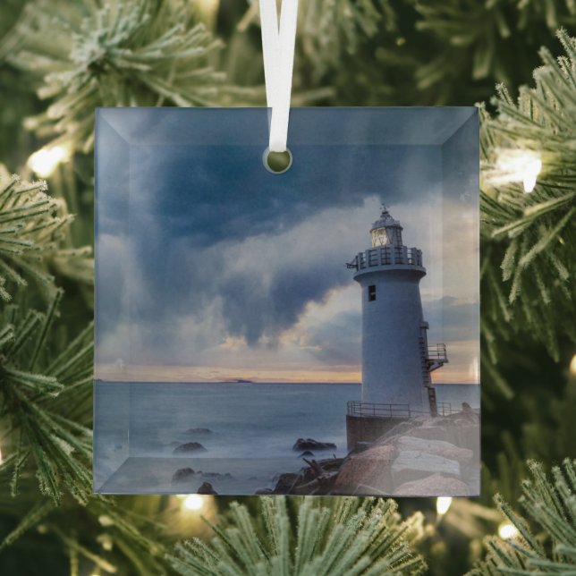 Lighthouses | Cape Irago Lighthouse Glass Tree Decoration (Insitu)