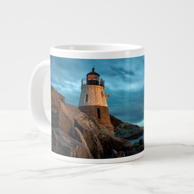Lighthouses | Castle Hill Lighthouse Large Coffee Mug (Front Left)