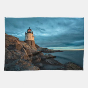 Lighthouses   Castle Hill Lighthouse Tea Towel