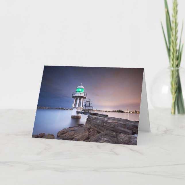 Lighthouses | Cremorne Point Lighthouse Australia Card (Front)