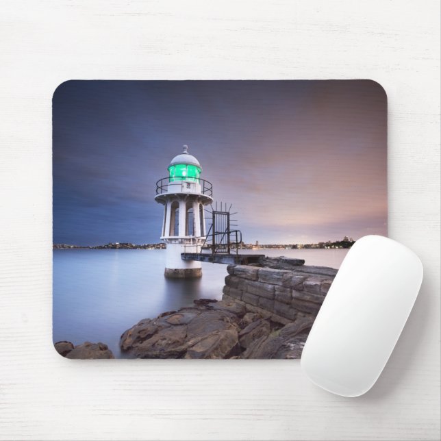 Lighthouses | Cremorne Point Lighthouse Australia Mouse Mat (With Mouse)