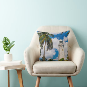 Lighthouses Dewundara Matara Sri Lanka Cushion