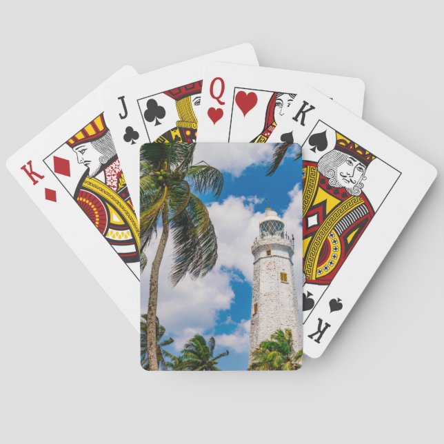 Lighthouses | Dewundara Matara Sri Lanka Playing Cards (Back)