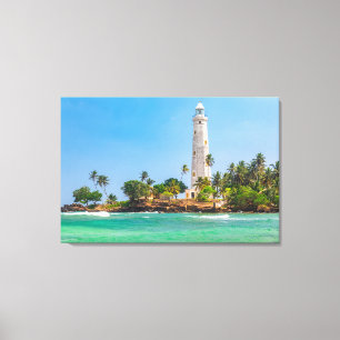 Lighthouses   Dewundara Sri Lanka Canvas Print