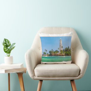 Lighthouses Dewundara Sri Lanka Cushion