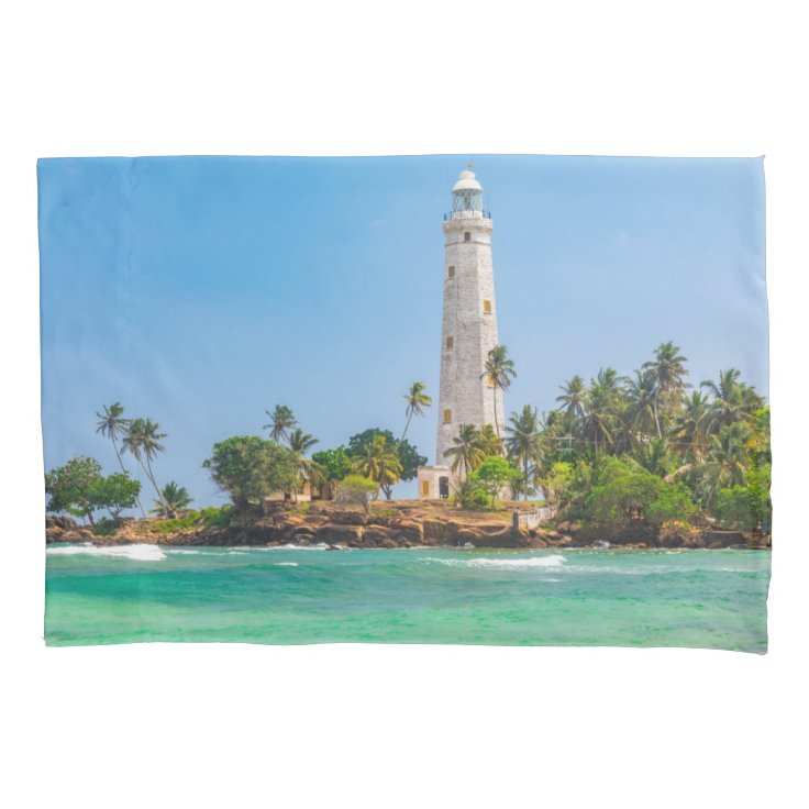 Lighthouses Dewundara Sri Lanka Pillowcase Zazzle