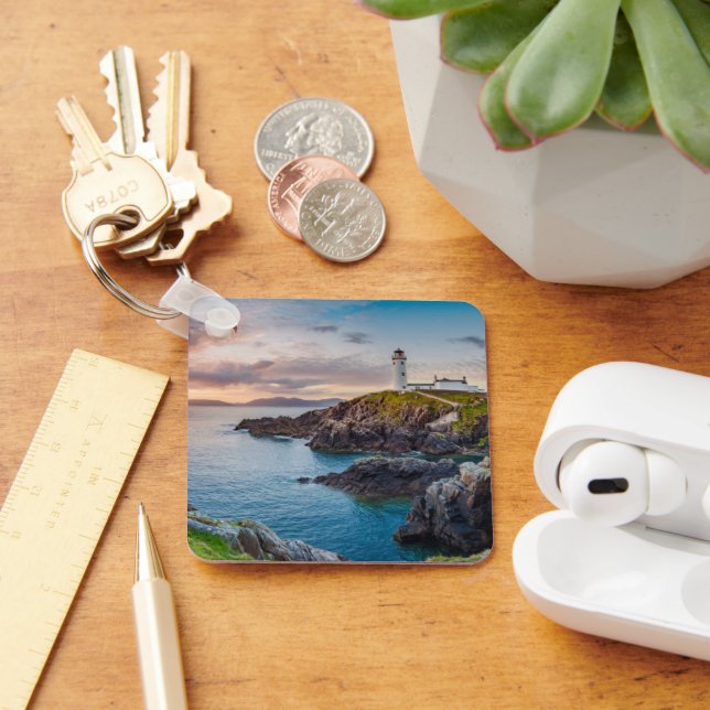 Lighthouses | Fanad Head Lighthouse Ireland Key Ring (Desk)