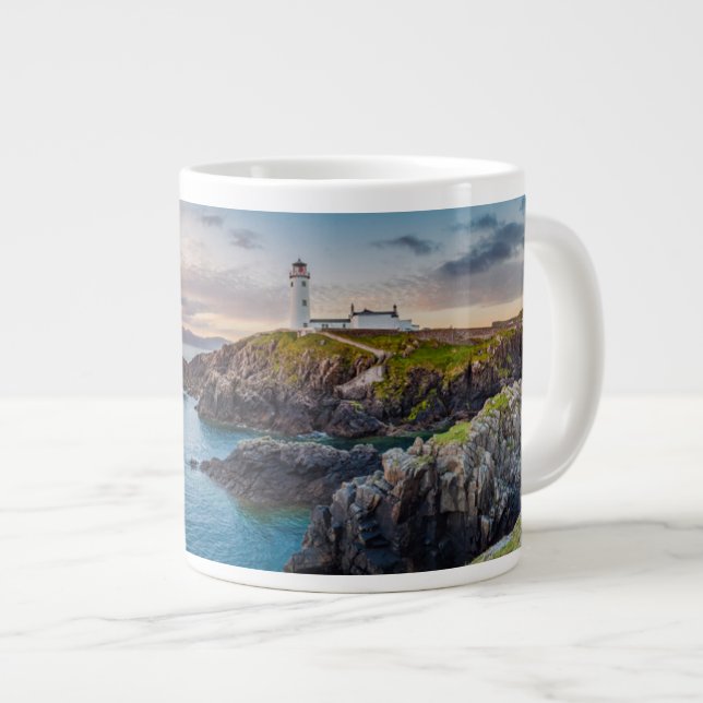Lighthouses | Fanad Head Lighthouse Ireland Large Coffee Mug (Front Right)