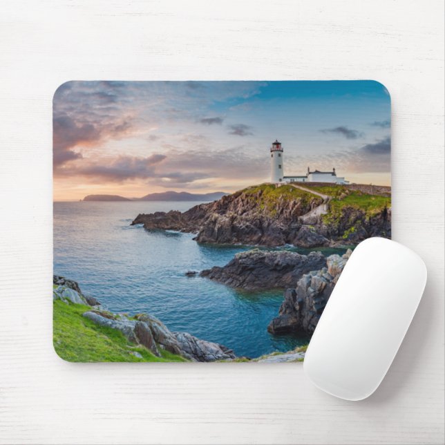Lighthouses | Fanad Head Lighthouse Ireland Mouse Mat (With Mouse)