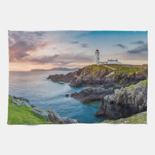 Lighthouses   Fanad Head Lighthouse Ireland Tea Towel