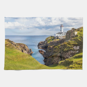 Lighthouses   Fanad Head Lighthouse Ireland Tea Towel