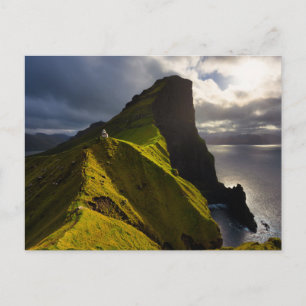 Lighthouses   Faroe Islands Denmark Postcard