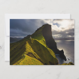 Lighthouses   Faroe Islands Denmark Thank You Card