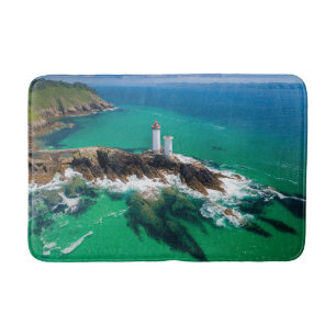 Lighthouses Finistère Brest Bretagne Lighthouse Bath Mat