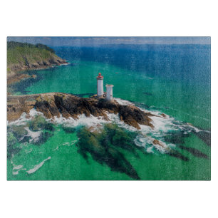 Lighthouses   Finistère Brest Bretagne Lighthouse Cutting Board