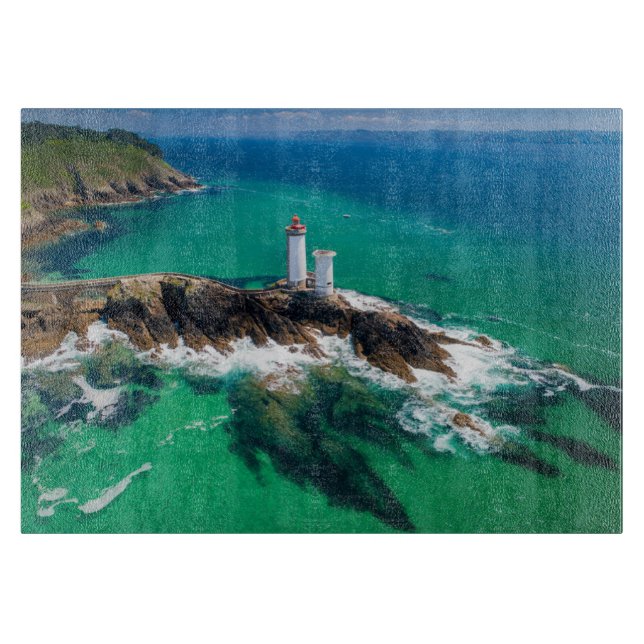 Lighthouses | Finistère Brest Bretagne Lighthouse Cutting Board (Front)