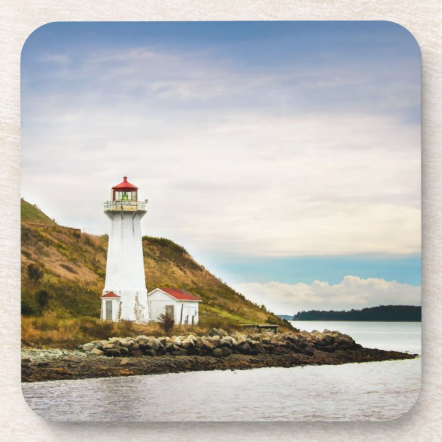 Lighthouses | Georges Island Lighthouse Coaster (Front)