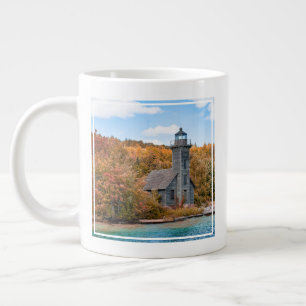 Lighthouses Grand Island East Channel Light Large Coffee Mug