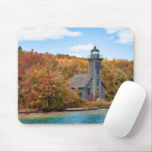 Lighthouses Grand Island East Channel Light Mouse Mat