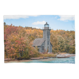 Lighthouses Grand Island East Channel Light Pillowcase