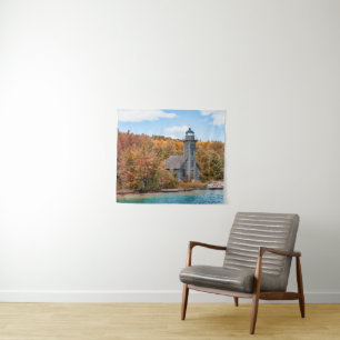Lighthouses   Grand Island East Channel Light Tapestry