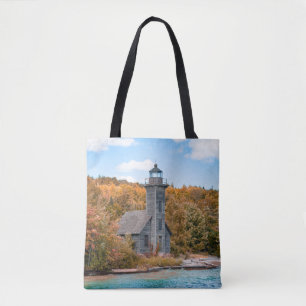 Lighthouses   Grand Island East Channel Light Tote Bag