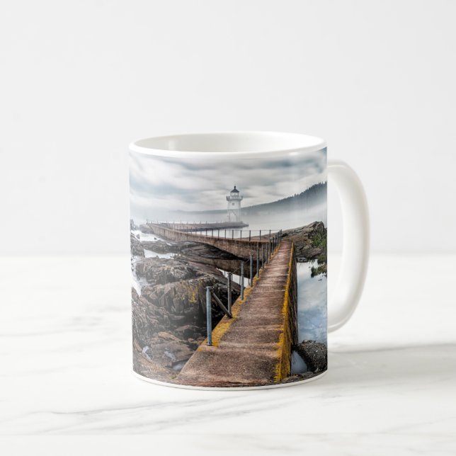 Lighthouses | Grand Marais Lighthouse Minnesota Coffee Mug (Front Right)