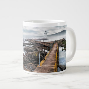 Lighthouses   Grand Marais Lighthouse Minnesota Large Coffee Mug