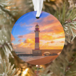 Lighthouses Itapuã Brazil Lighthouse Ornament
